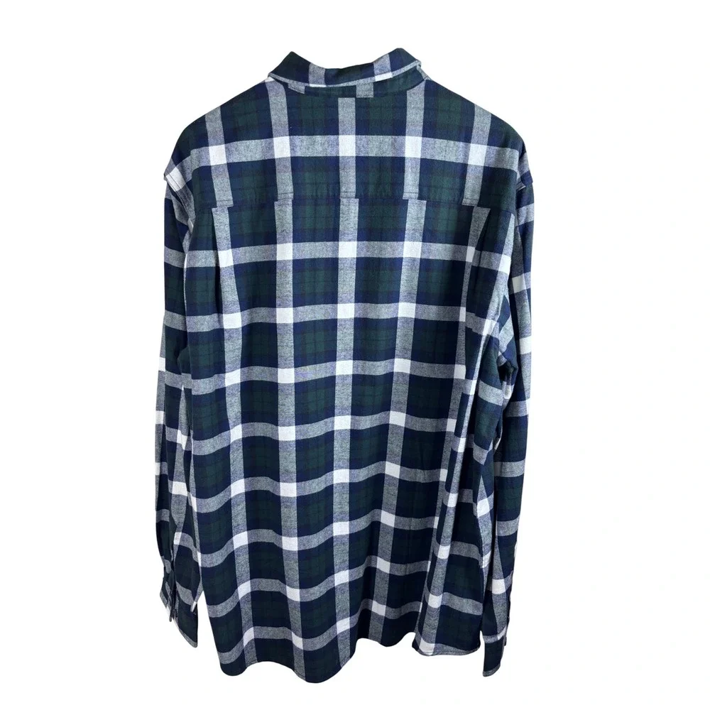 Weatherproof Vintage XXL Plaid Flannel Shirt Cotton Heritage Outdoor Grandpacore